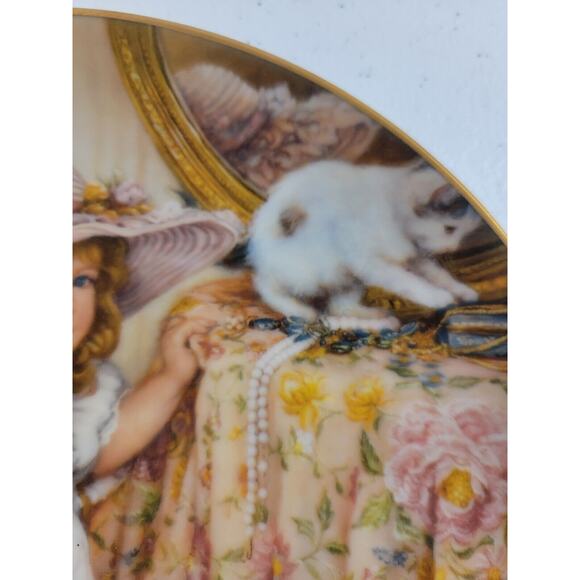 Reco 1988 Pretty as a Picture by Sandra Kuck Plate 9.5" w/ COA & Box #0937BC - Picture 9 of 16